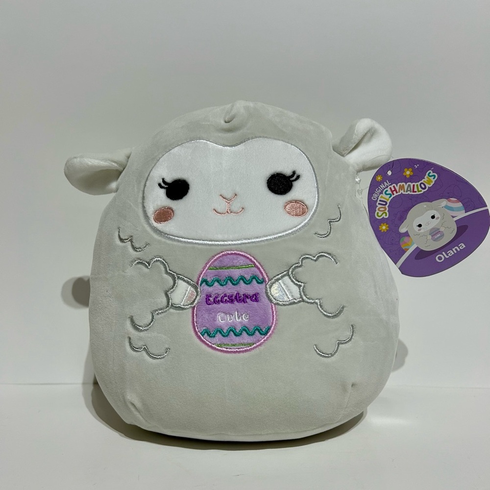 Olana Lamb Easter Egg Squishmallow 8” Squad 2023 Plush Spring NEW with Tags